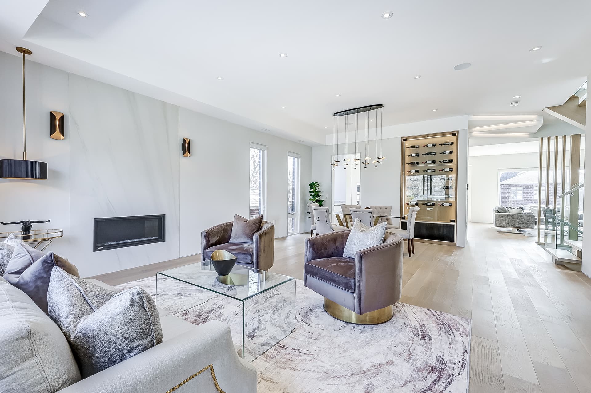 Seamless home addition, interior detail